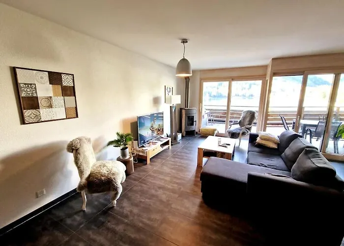 Superbe Avec Piscine Et Sauna Apartamento Champex-Lac